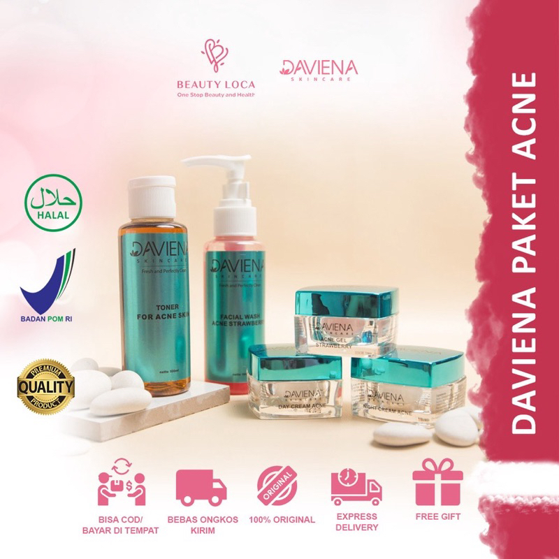 DAVIENA SKINCARE ORIGINAL BPOM 100%