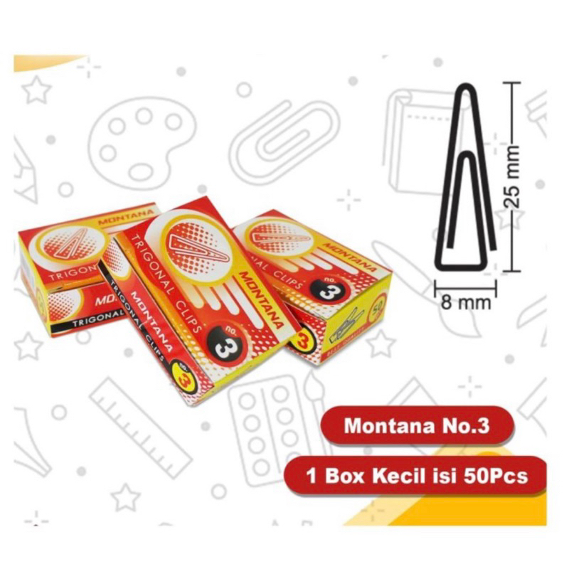 

Paper Clip no 3 Montana / Klip Kertas