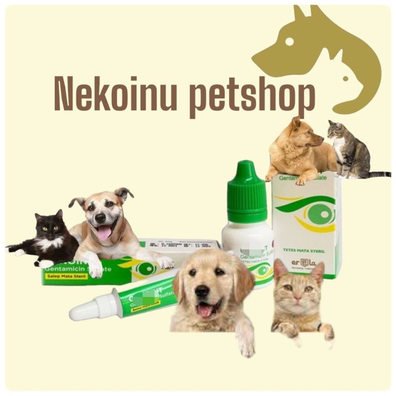 Tetes Mata / Salep Mata Belekan Berair & Infeksi Mata Kucing Anjing Kitten Puppy