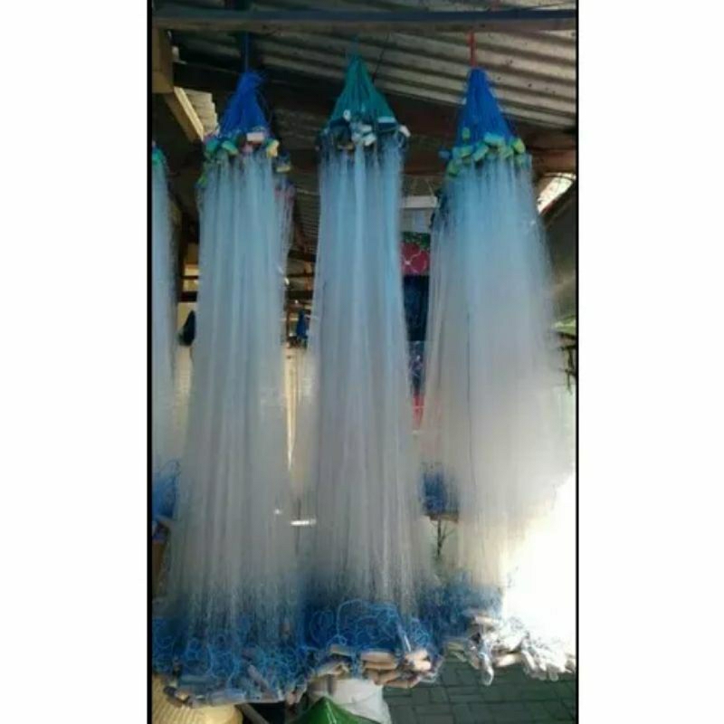 jaring ikan 20 meter ukuran 1.1/2inc