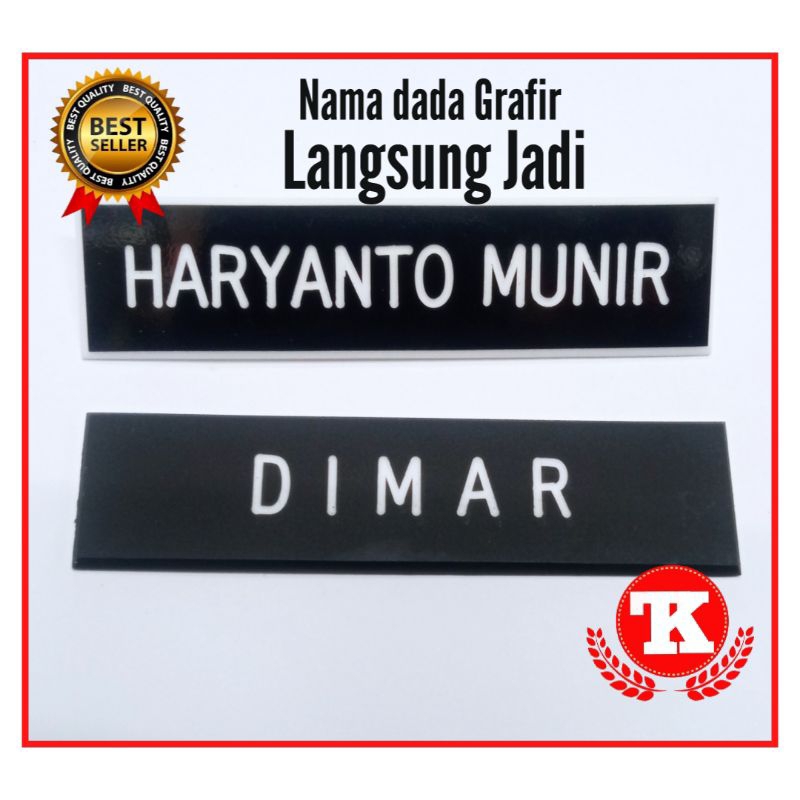 

Nama Grafir Papan Nama Dada Grafir Magnet Peniti Papan Nama Dada Plus pin korpri