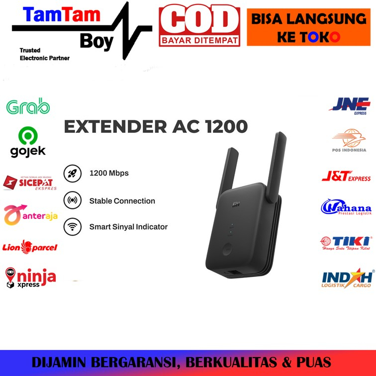 Router Wifi Repeater Mi Extender AC1200 5Ghz Amplifier Penguat Sinyal