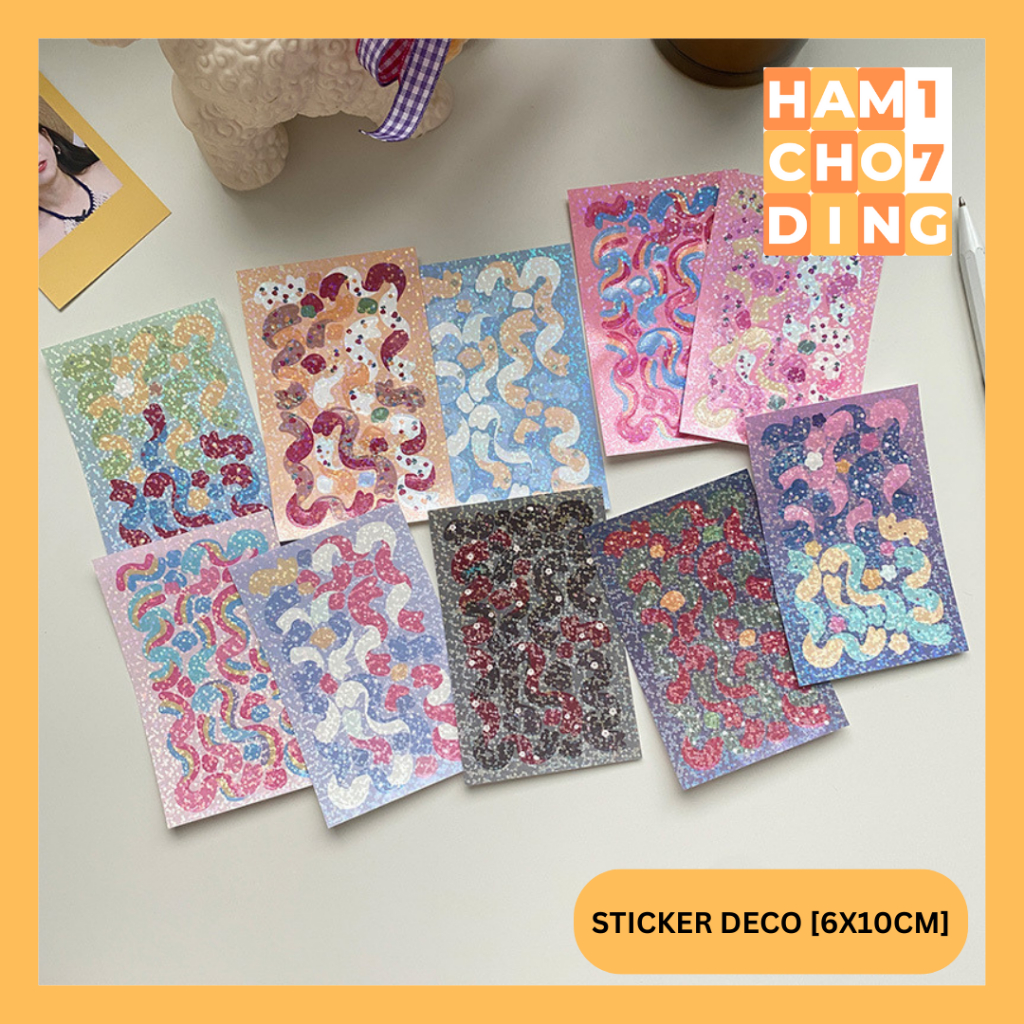 

HAMCHODING17 Sticker Deco Ribbon Laser for PC