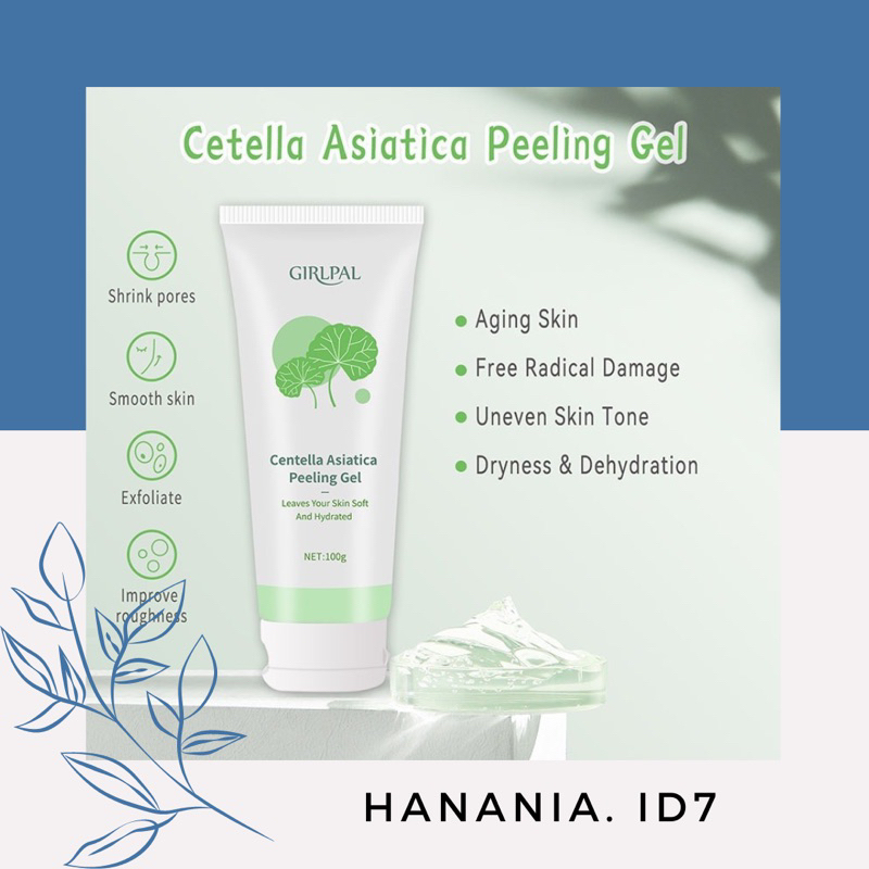GIRLPAL Peeling Gel Girlpal 100g Girlpal Centella Asiatica Peeling Gel Girlpal Aloe Vera Girlpal Aloevera Girlpal Charcoal Girlpal Blackhead Remover Exfoliating Breylee Step 1 Ori