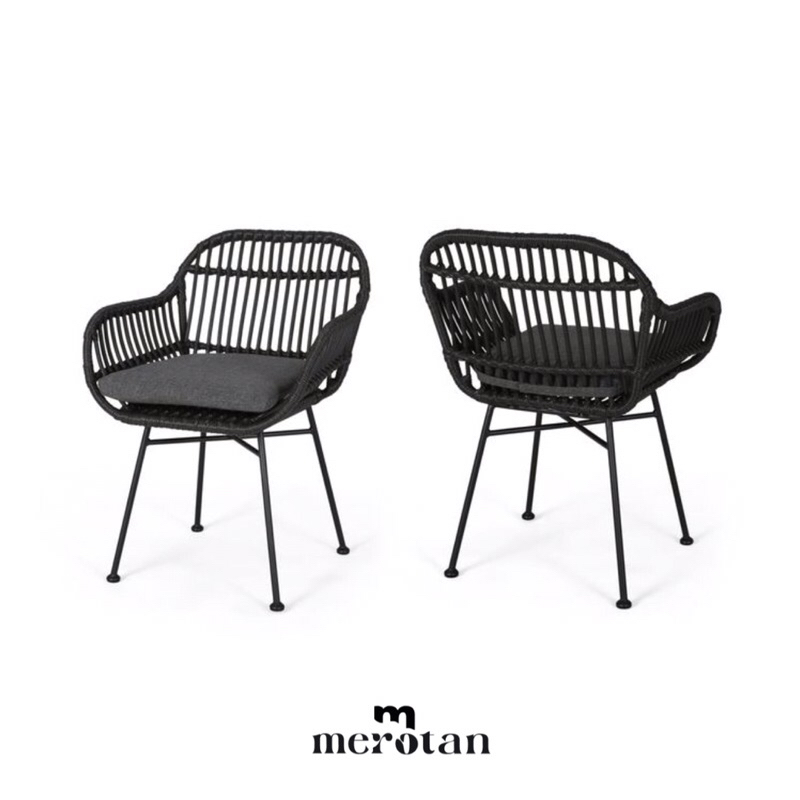 Kursi Cafe Rotan Sintetis / Kursi Teras Rotan Sintetis Minimalis