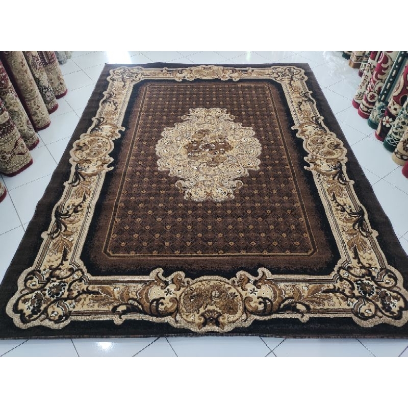 Karpet Concord 250x330 Permadani Jumbo 0783 Coklat