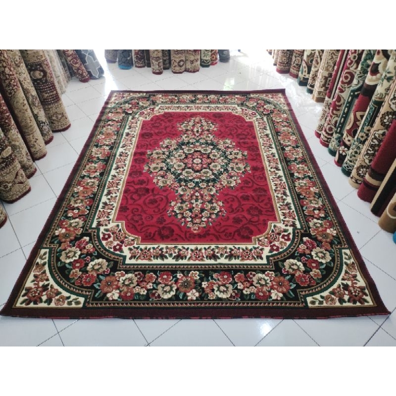 Karpet Concord 250x330 Permadani Jumbo 0769 Red