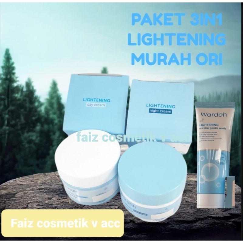 Wardah Ligthening 3in1 (Cream Pot 30gr Besar)