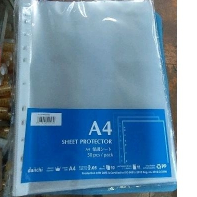 

Daiichi Sheet Protector A4 / PP Pocket A4 (per set)