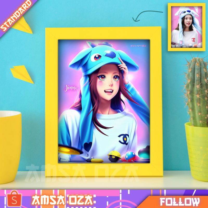 FOTO JADI ILUSTRASI ANIME POKEMON/illustrasi style anime pokemon/vektor anime/vektor background anim