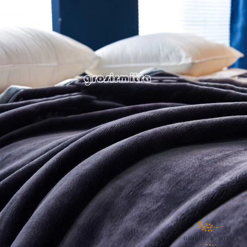 Selimut Dewasa Unisex Selimut Besar Selimut Jumbo Selimut Bulu Halus Polos 160x200cm Perlengkapan Kamar Tidur Berkualitas Aestetic Selimut Dewasa Termurah Berkualitas
