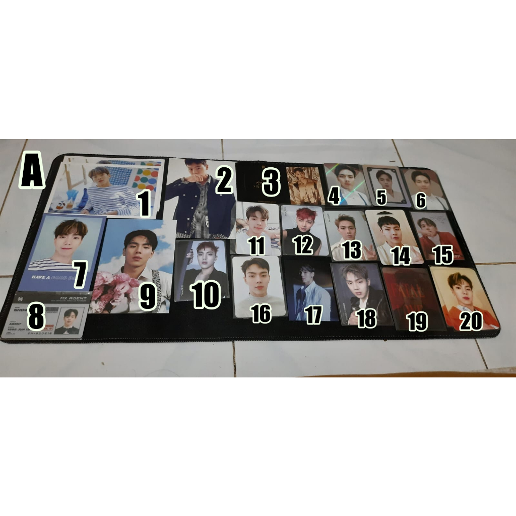 MONSTA X Shownu PC Photocard Postcard Official