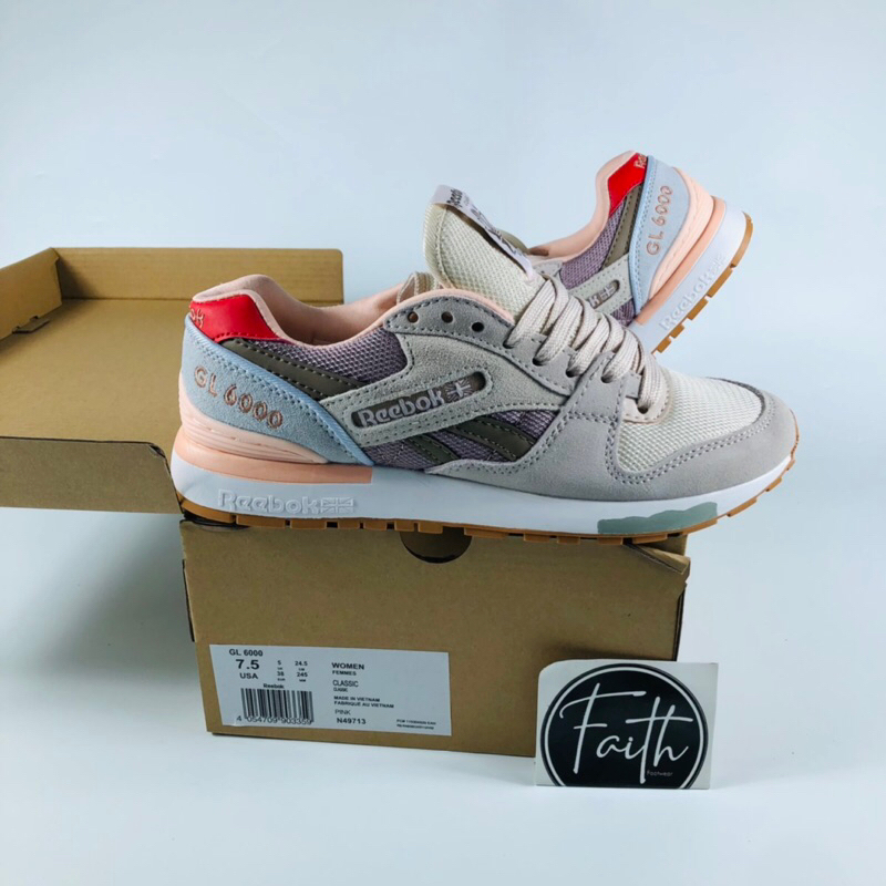 (FTH) Reebok Classic GL 6000 Brown Pink