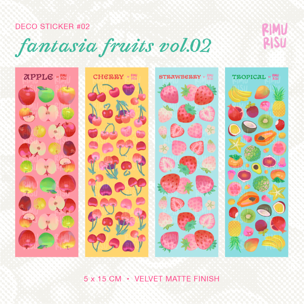 

fantasia fruits vol.2 deco sticker by rimurisu