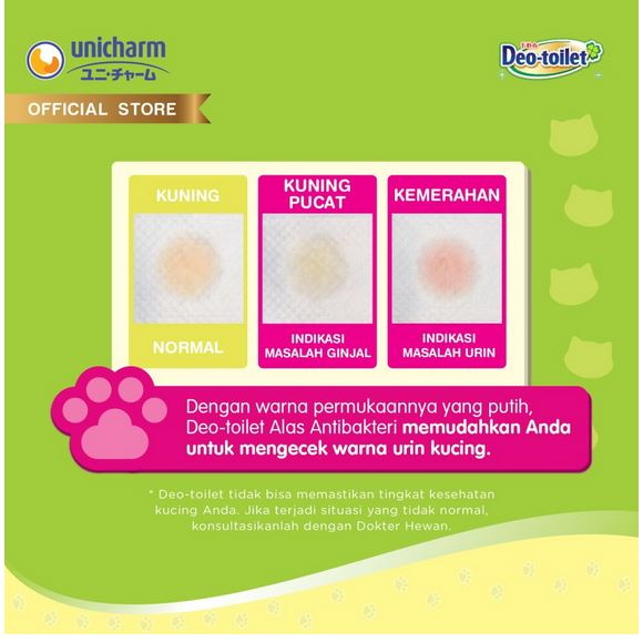 DEO Toilet Alas Kucing Anti Bakteri isi 10PCS Underpad Cat Hewan