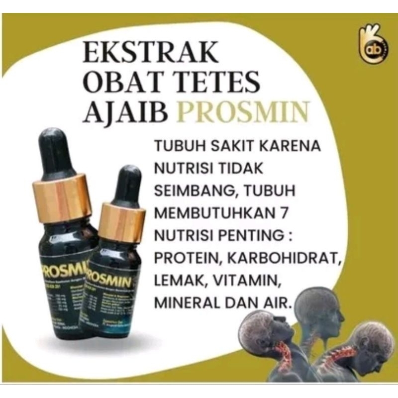 PROSMIN ORIGINAL 1 Box isi 5 Botol @10ml Propolis Mineral ORIGINAL 100% AB3