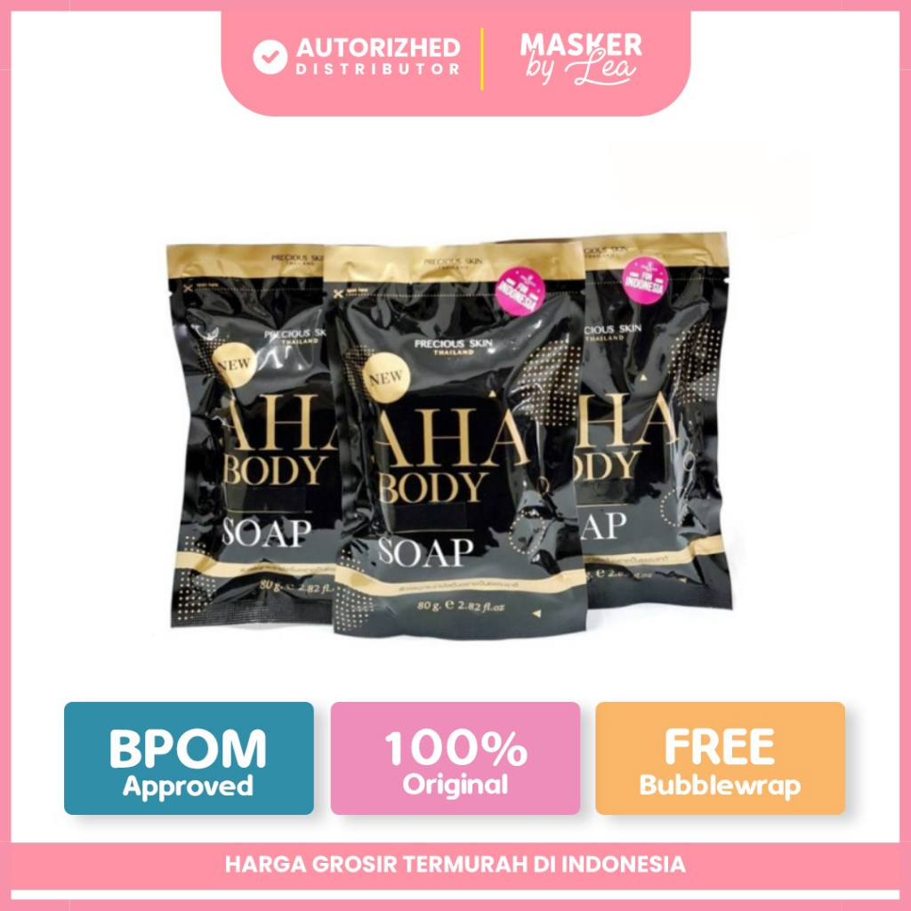 Precious Skin Sabun AHA Body Booster Whitening 5x Soap / Sabun Pemutih / AHA Soap 80g
