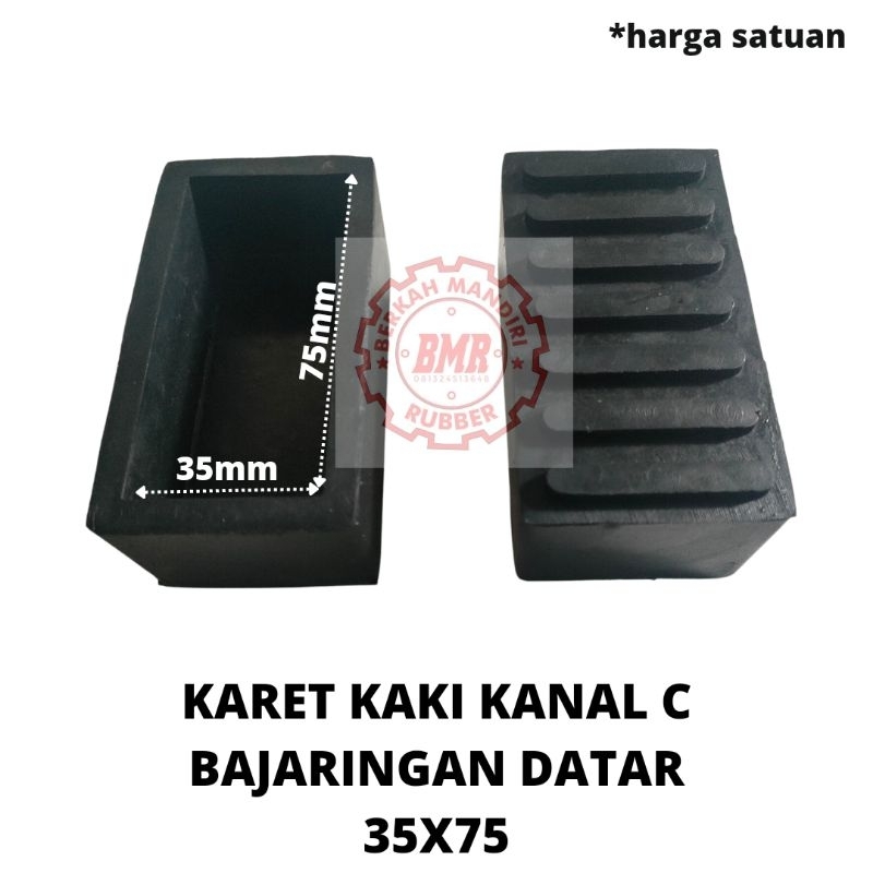 karet kanal C bajaringan datar/karet kaki bajaringan/karet kaki tangga bajaringan