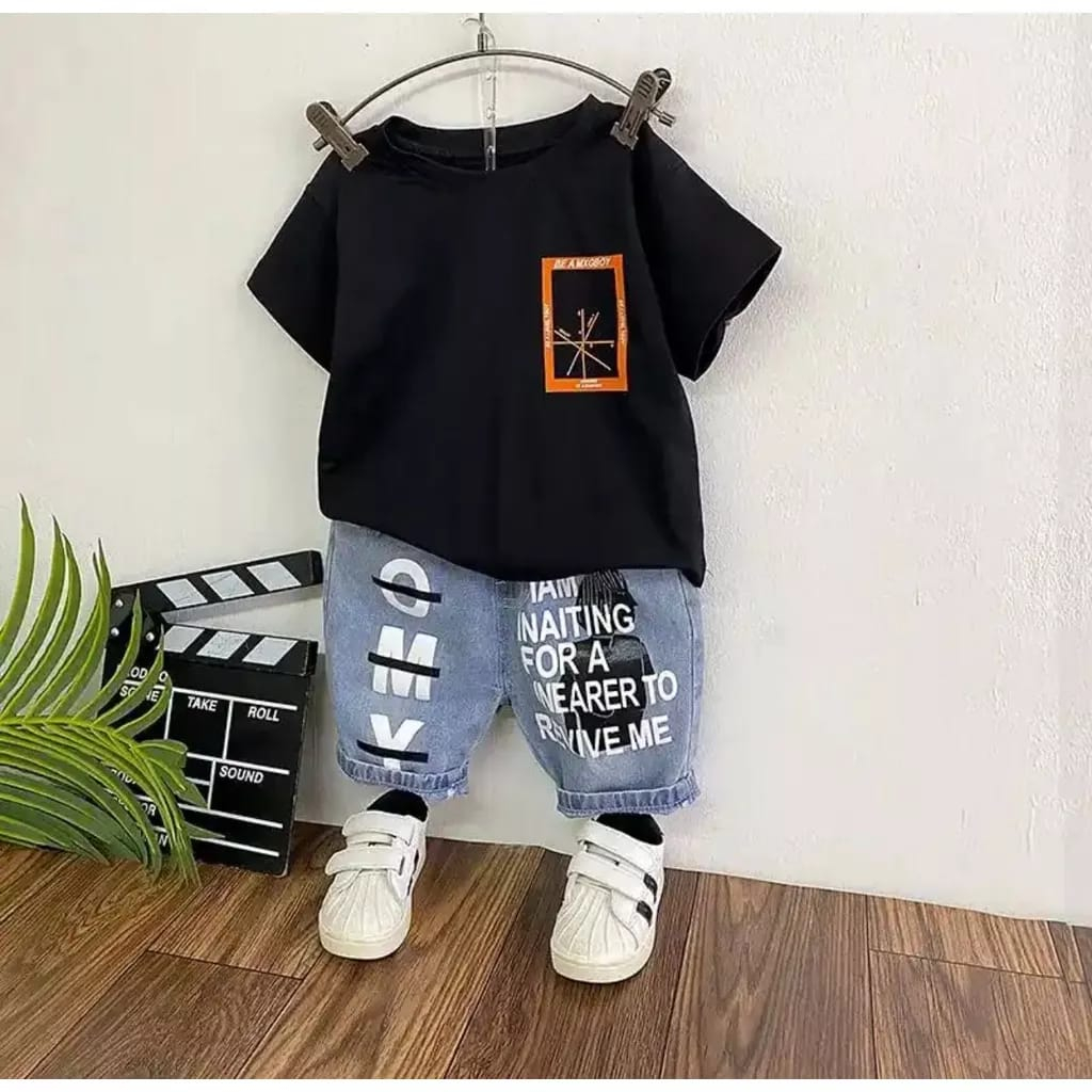 PROMO-SETELAN ANAK KAOS CELANA DENIM JEEANS 1-5 TAHUN SETELAN ANAK TERBARU DAN TERMURAH