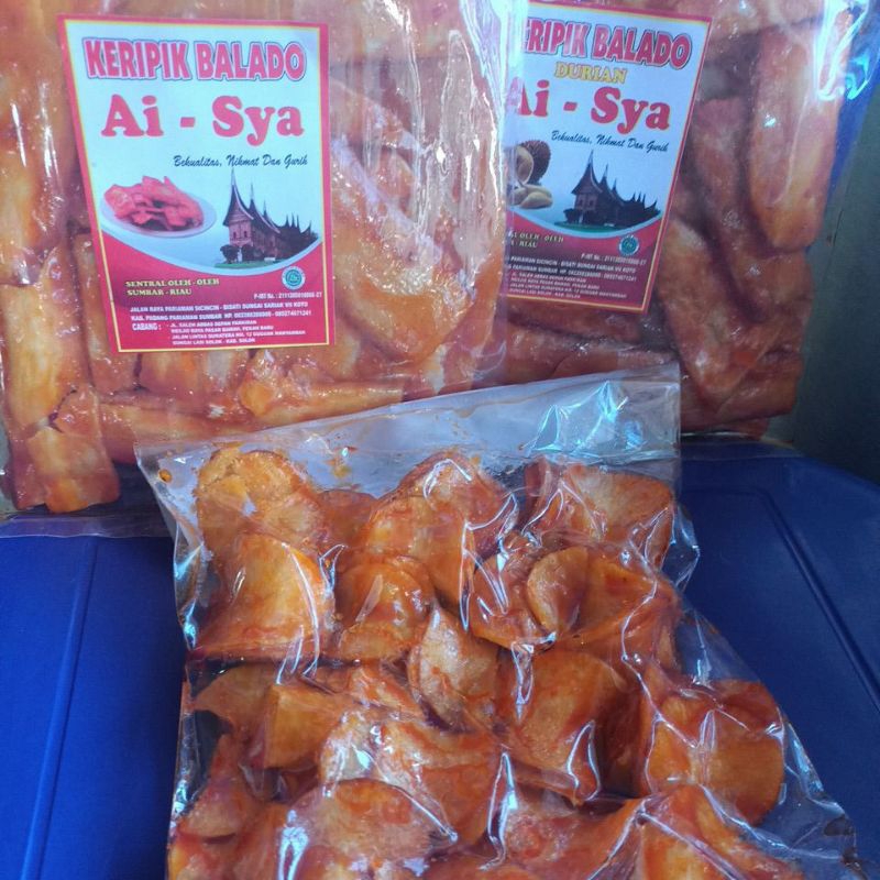 

Keripik Balado Ai-Sya - Sanjai dari Padang Pariaman