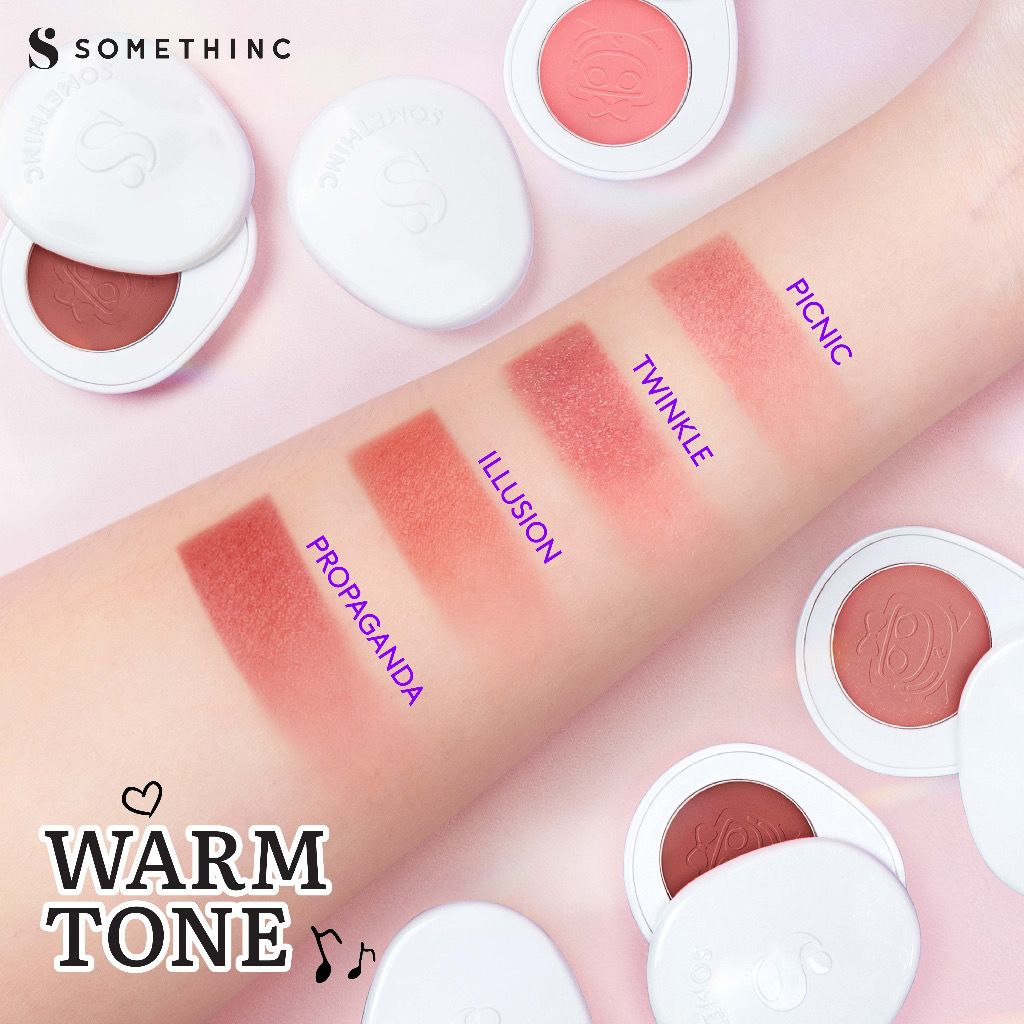 BPOM SOMETHINC Mademoiselle Soft Focus Powder Blush - Super Smooth Powder Blush On Blushon Perona Pewarna Pipi