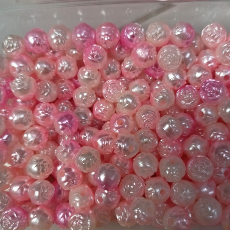 Manik Mutiara Motif Bunga