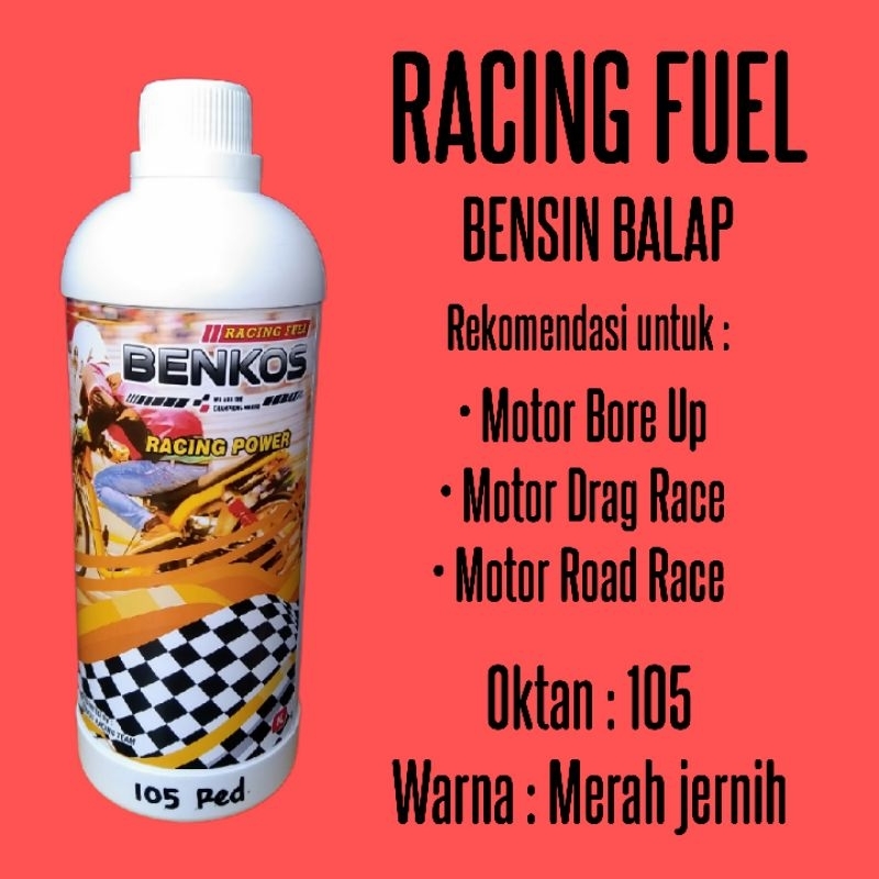 BENKOS - RACING FUEL OKTAN 105 Merah 1 Liter