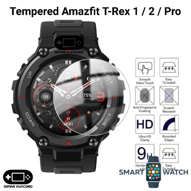 Tempered Amazfit T-Rex 1 2 PRO Anti Gores Screen Guard Glass TRex T Rex 1 2 Pro