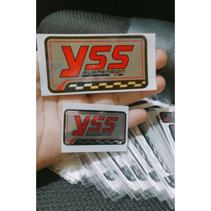 Stiker Shock YSS stiker print