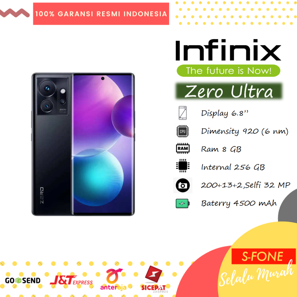 Infinix Zero Ultra 8/256 GB Garansi Resmi