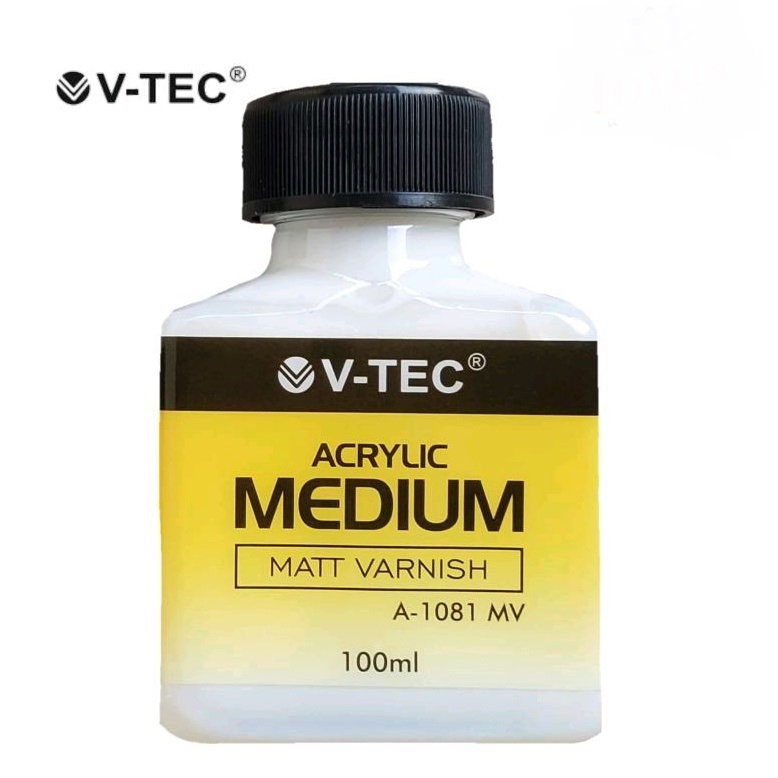 

VTEC Acrylic Medium Matt Varnish V-TEC A-1081 MV / 100 ML