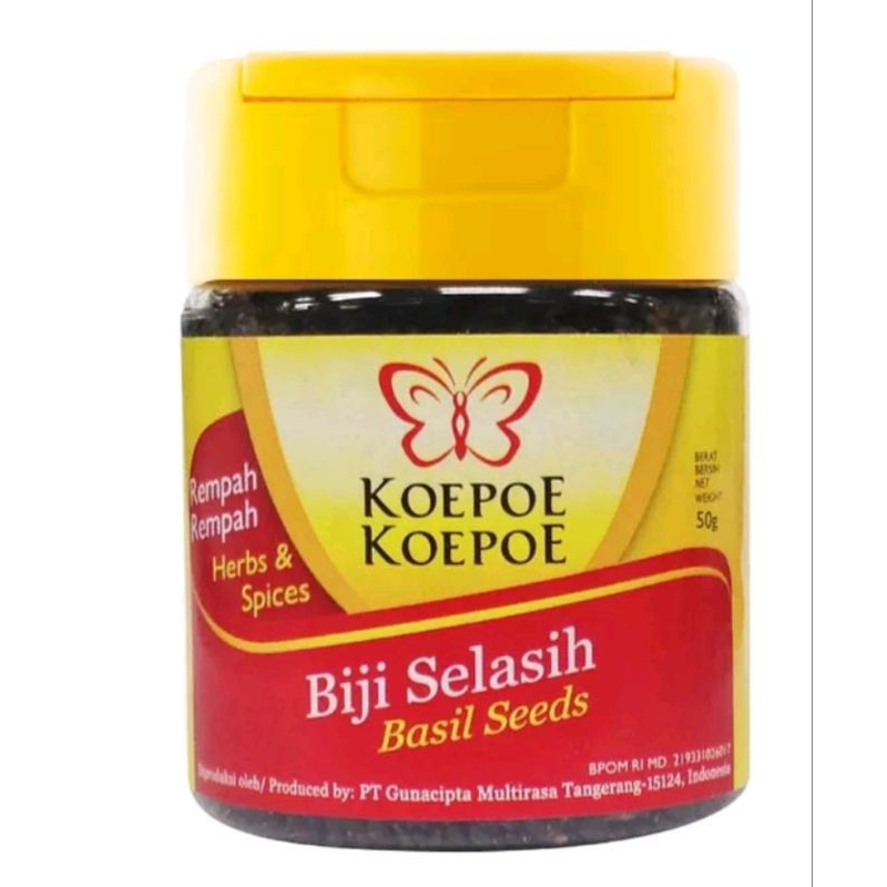 

Selasih 50gr Merk Koepoe Koepoe