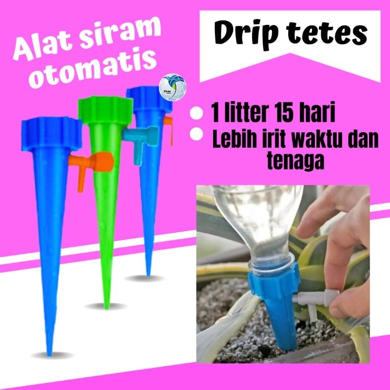 Drip Tetes Botol Alat Siram Tanaman Otomatis Penyiram Tanaman Bunga Shaestore15