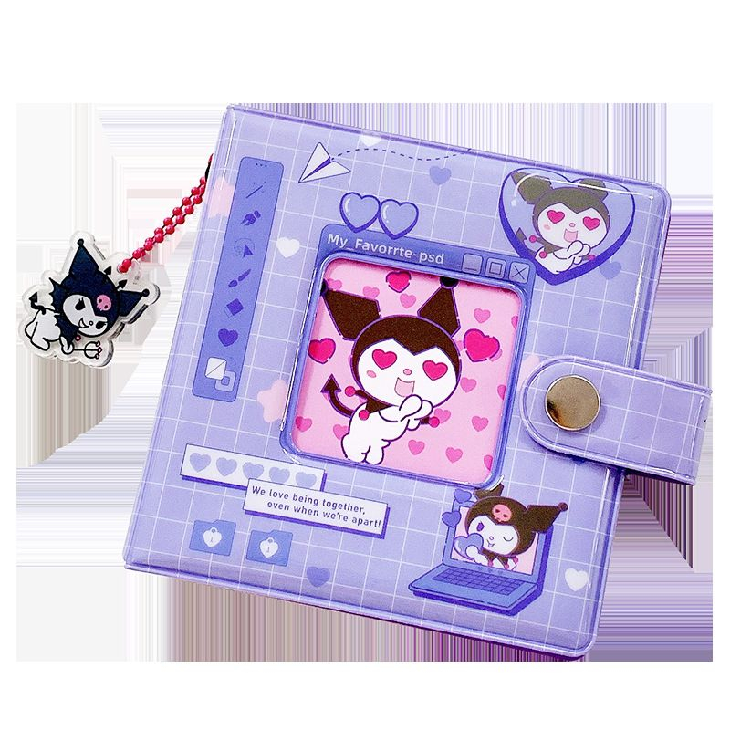 GP Album Foto Sanrio Kuromi Melody Hello Kitty 3 Inch 40 Kantong 40 Kantong Foto Idola Lucu Penyimpanan Foto Buku Penyimpanan Kartu