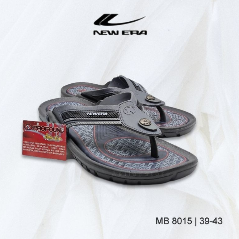 Sandal Jepit Pria Karet New Era Motif Batik