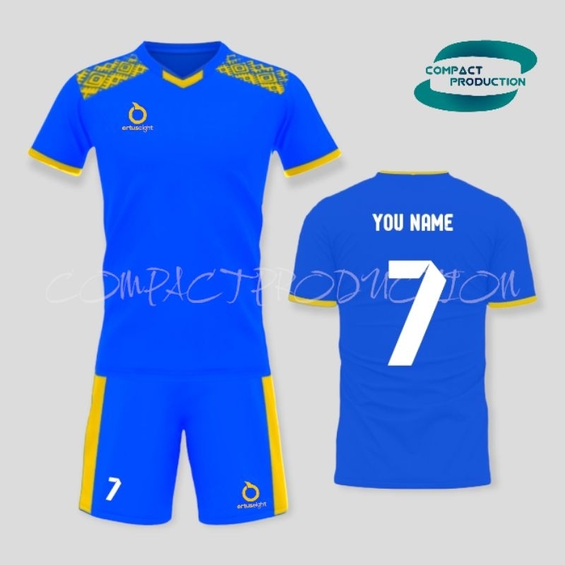 jersey ortus ( Custom Pasang Sablon Nama + Nomor ) baju olahraga pria / wanita dewasa olahraga sepak bola futsal voli tenis badminton