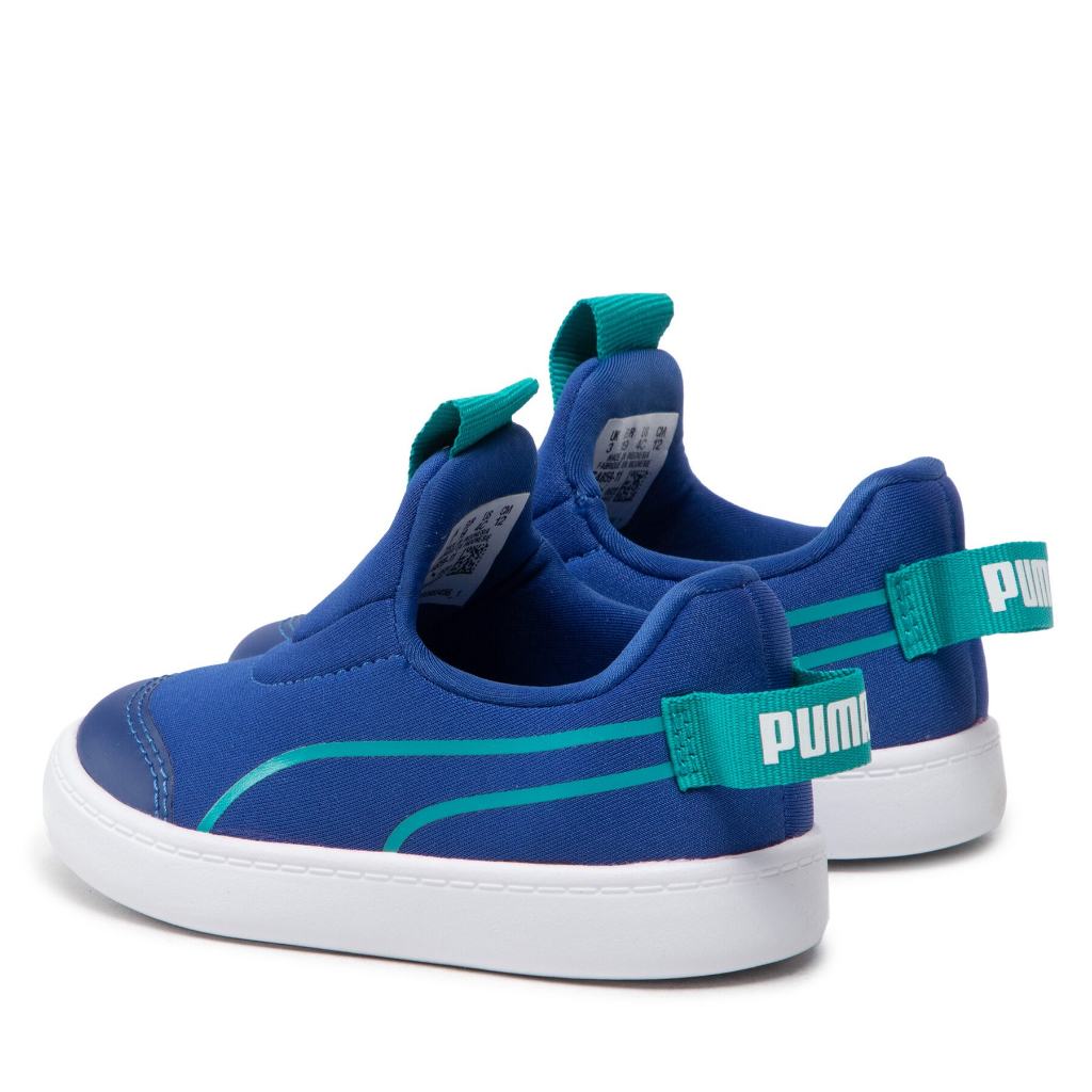 Sepatu Anak Puma Courtflex V2 Slip On Babies Trainers 374859 11