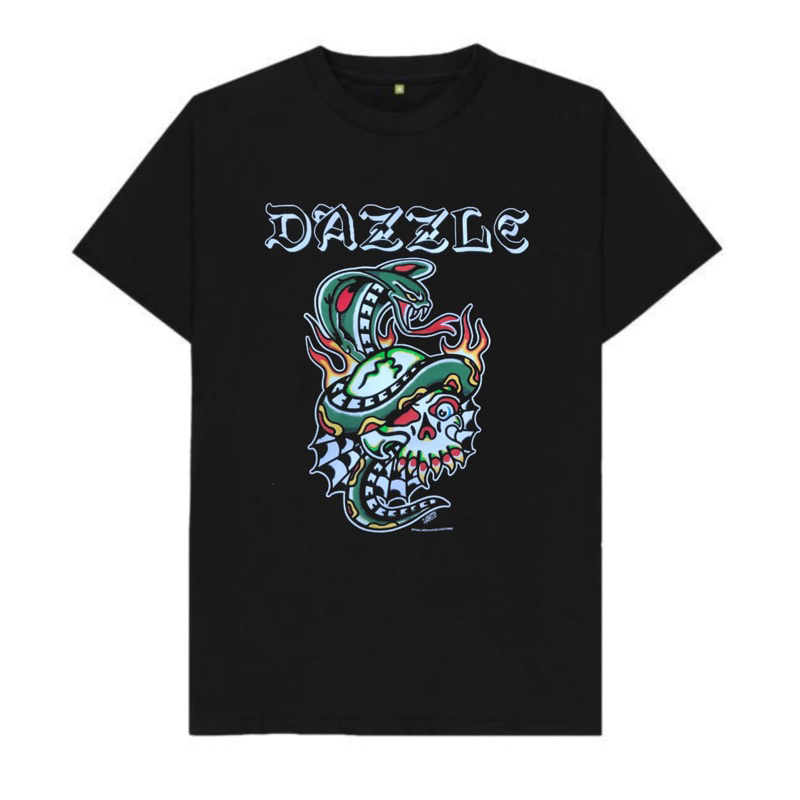 Dazzle - Tshirt Black Dazzle Kaos Band / Kaos Metal Series / Kaos Metal terlaris