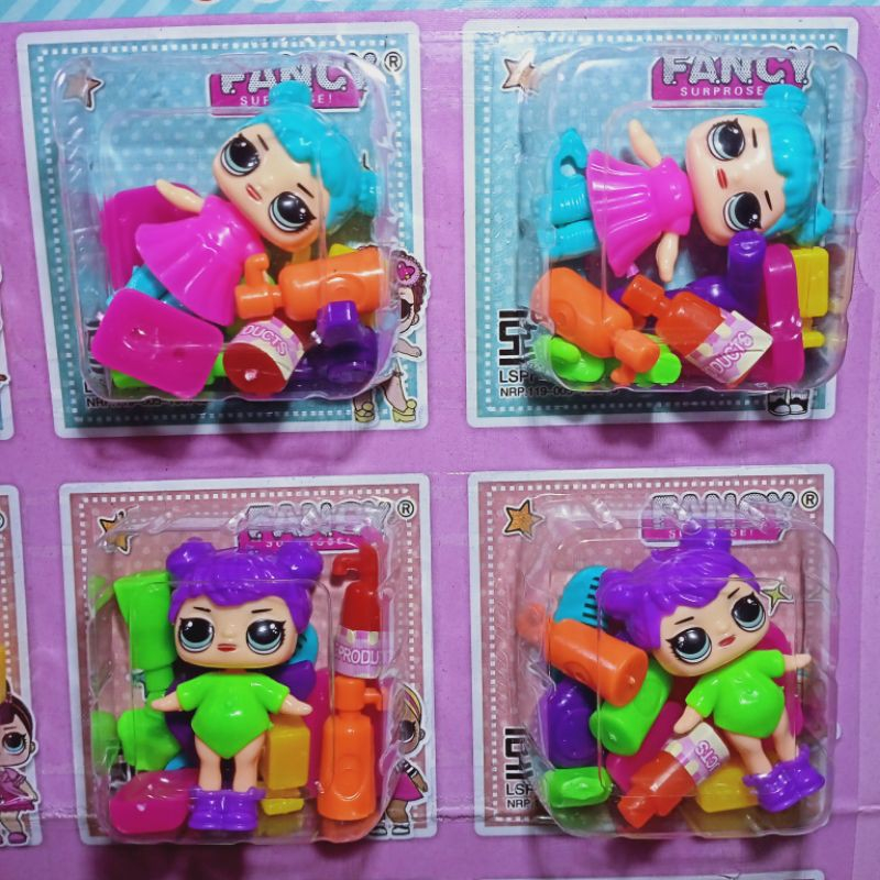 Mainan Boneka Mini Set MC Surprises Plus Fast Food MO01 / Boneka Hiasan Kue Ulang Tahun Anak Mainan Anak Perempuan Mini Boneka Lol Fhasion &amp; Fast Food Set Mainan Murah