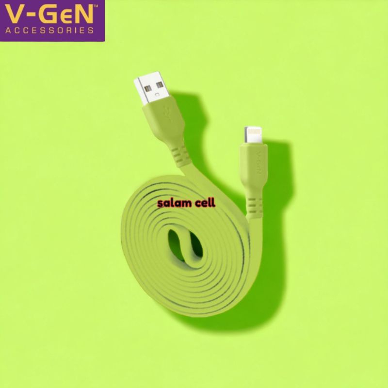 Kabel Data iPhone V-Gen PCL2-01 1pack isi 20Pcs Original Vgen PCL2 01 Garansi Resmi