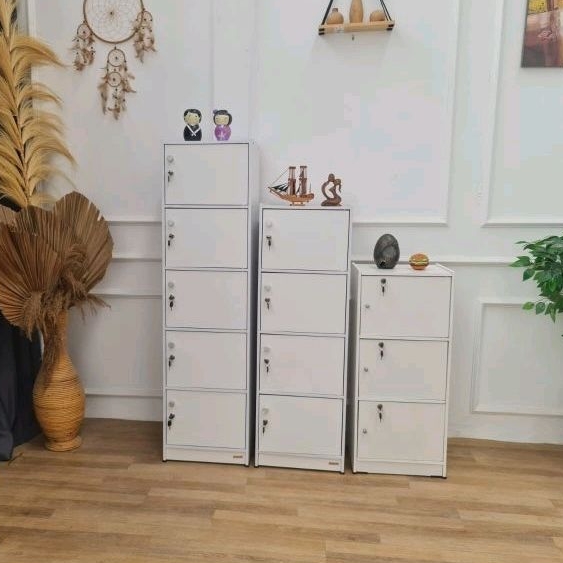 LOKER CABINET RAK SERBAGUNA RAK 4 SUSUN LEMARI BUKU RAK FILING LEMARI BAYI LEMARI HIAS LEMARI PAJANG