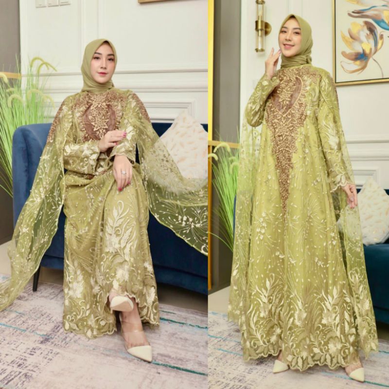 FASHION MUSLIM//GAMIS SORAYA BORDIR (JUMBO LD 120CM)//SERAGAMAN KELUARGA//BAJU PESTA//GAMIS WISUDA//LAMARAN PERNIKAHAN//BAJU KONDANGAN//BAJU LEBARAN//KEBAYA MODERN//KEBAYA ORIGINAL//By Pelangi Jaya