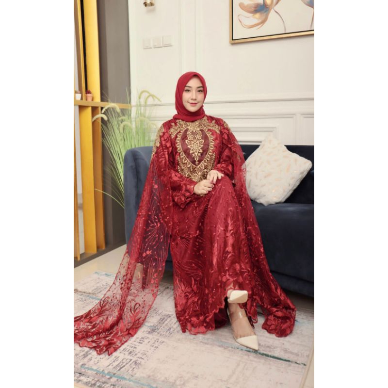 FASHION MUSLIM//GAMIS SORAYA BORDIR (JUMBO LD 120CM)//SERAGAMAN KELUARGA//BAJU PESTA//GAMIS WISUDA//LAMARAN PERNIKAHAN//BAJU KONDANGAN//BAJU LEBARAN//KEBAYA MODERN//KEBAYA ORIGINAL//By Pelangi Jaya