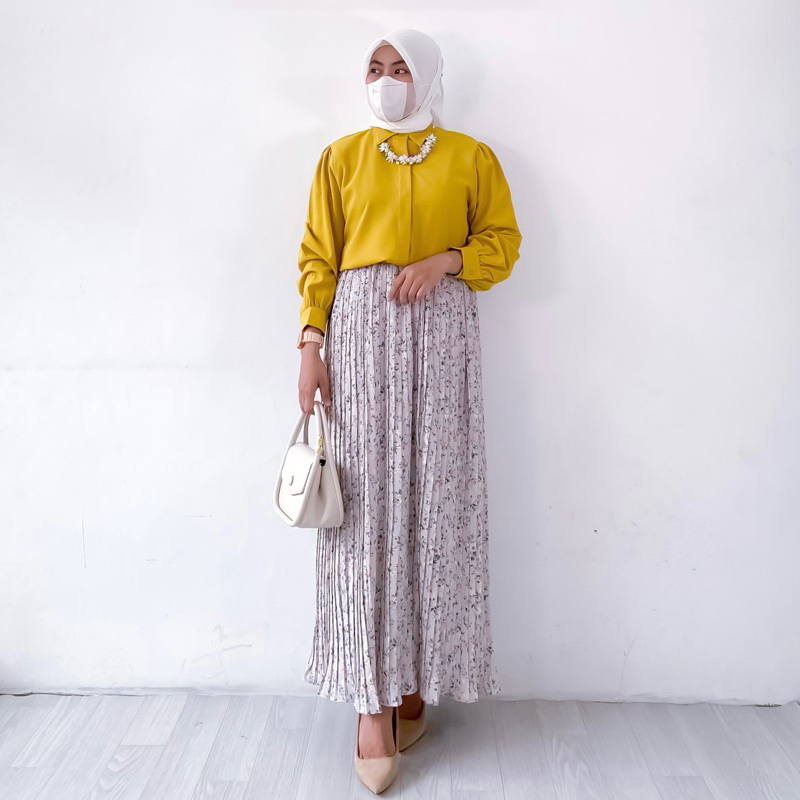 AYARA SKIRT | ROK PLISKET WANITA IMPORT PAKAIAN CEWEK