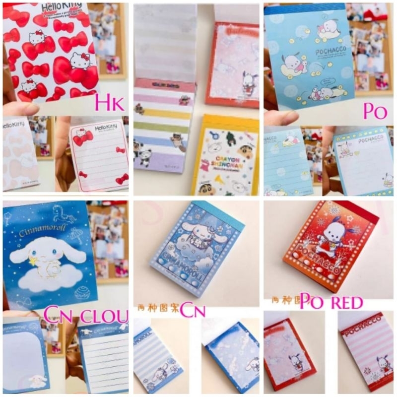 

CL Memo MINI fullcolour Kitty Cinamoroll Po