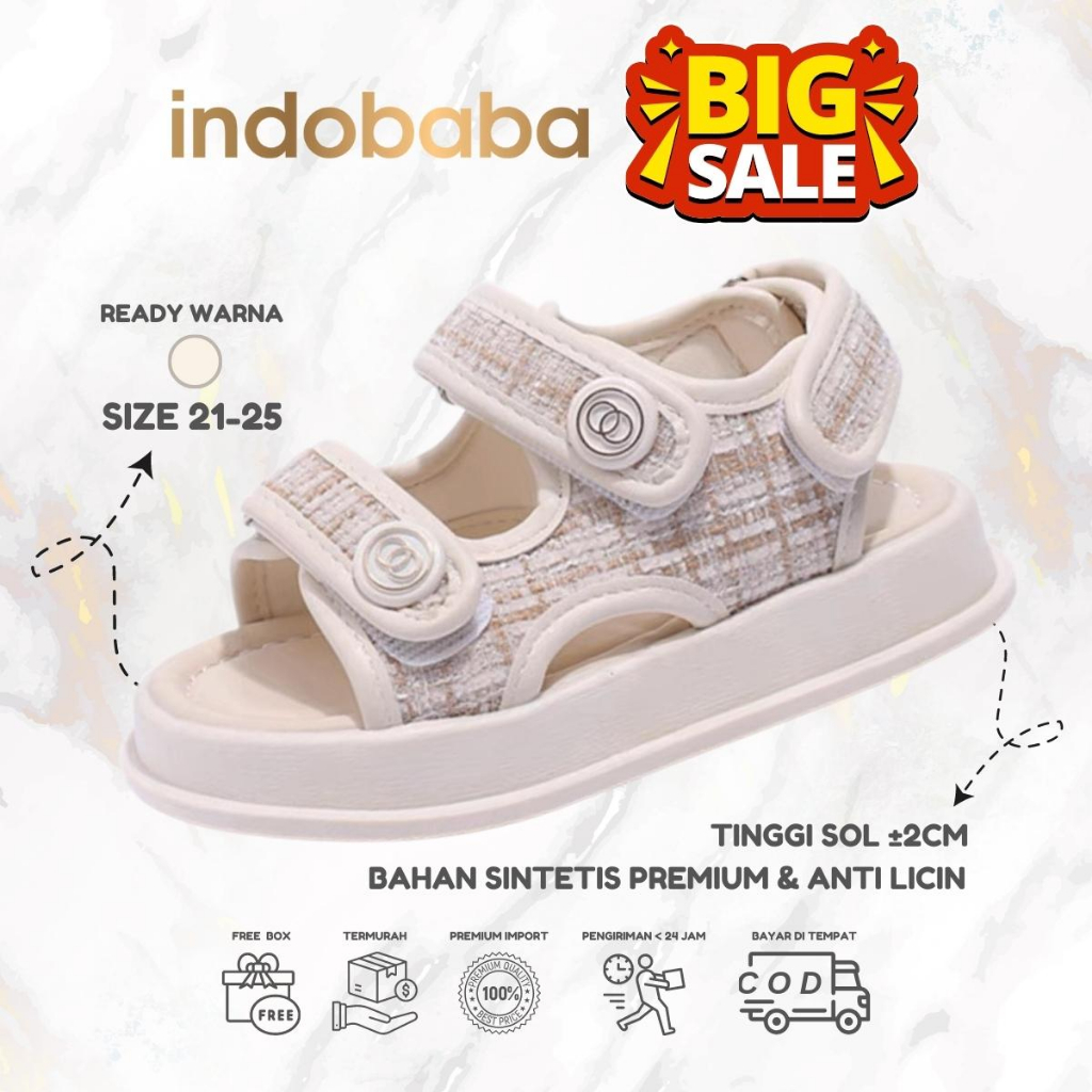 ✅INDOBABA✅Sandal  Sepatu Anak Perempuan Import Sneaker Anak Laki laki Import Usia 1 2 3 4 5 Tahun #881788