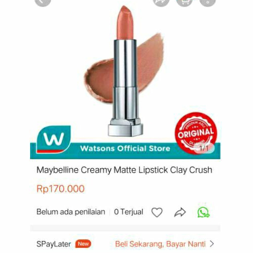 Lipstick Maybelline