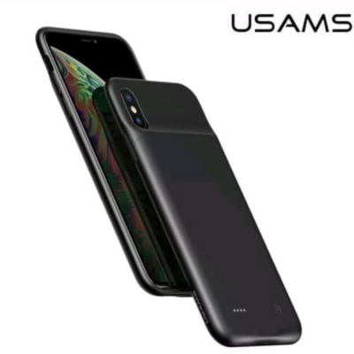Dijual USAMS BATTERY POWERBANK CASE FOR IPHONE XR BATTREY CASE 4000mAh Diskon
