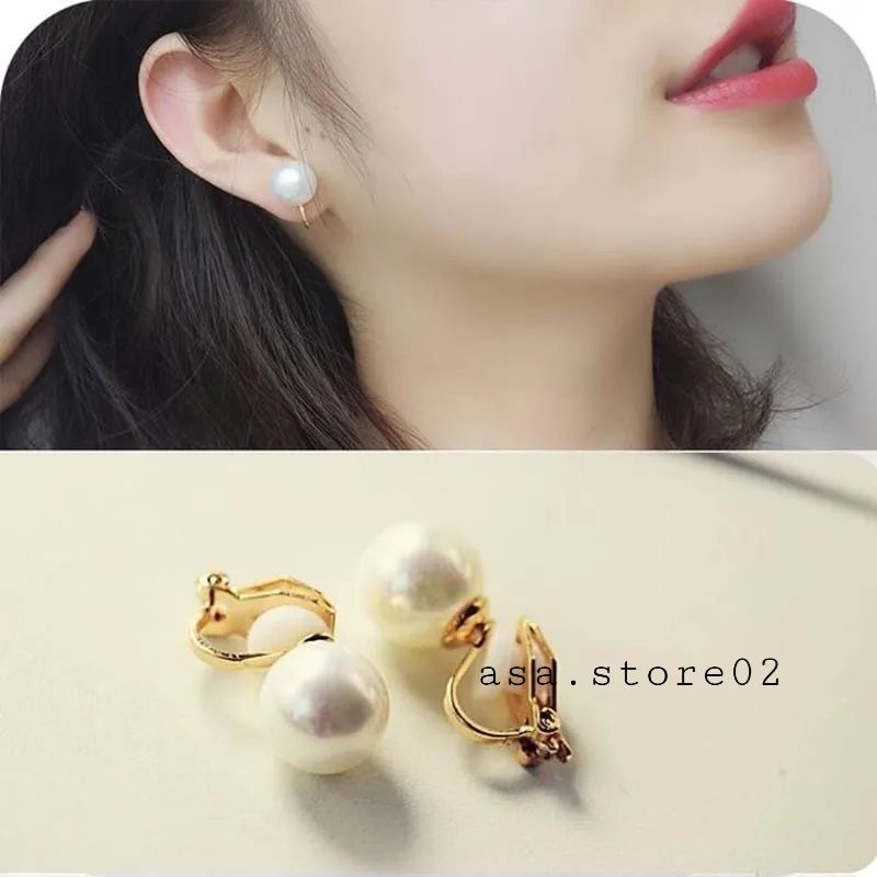 Anting Klip Hijab Delima/Anting Jepit