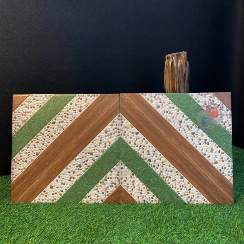 Keramik Lantai 40x40 Kw1 Uno Bermuda Brown